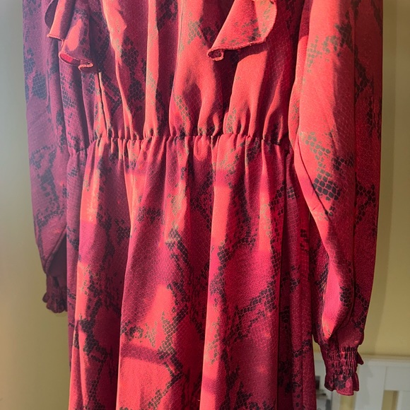 Leopard print red dress - Picture 6 of 6